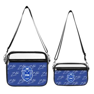 Zeta Phi Beta two piece set transparent Satchel