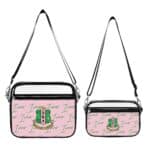 Alpha Kappa Alpha two piece set transparent Satchel