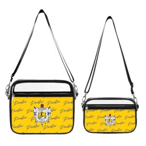 Sigma Gamma Rho two piece set transparent Satchel