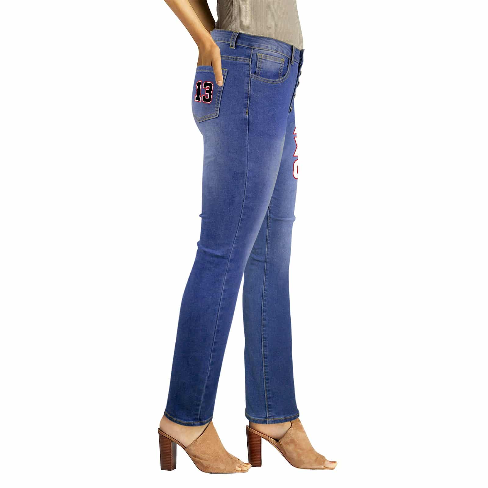 Delta Sigma Theta Women's Jeans - Image 2