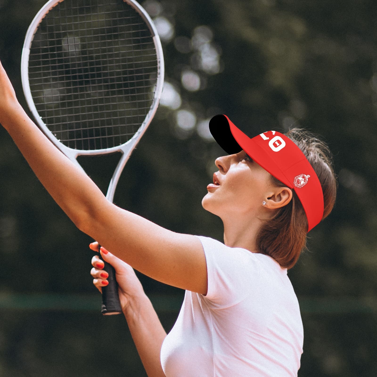 Delta Sigma Theta Sports Visor - Image 5