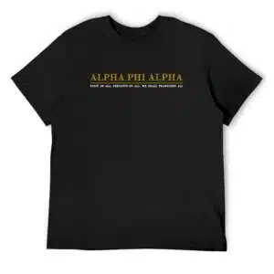 Alpha Phi Alpha T-shirt 100% cotton