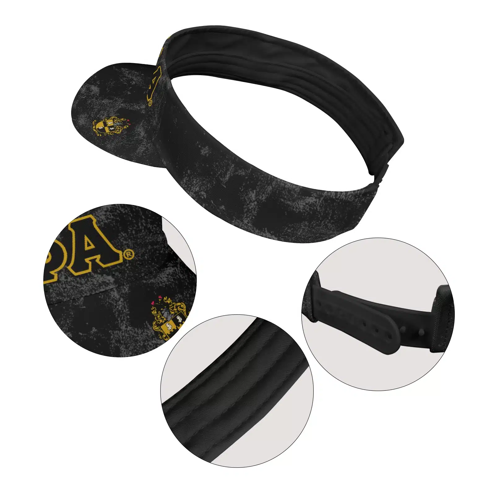 Alpha Phi Alpha Sports Visor - Image 2