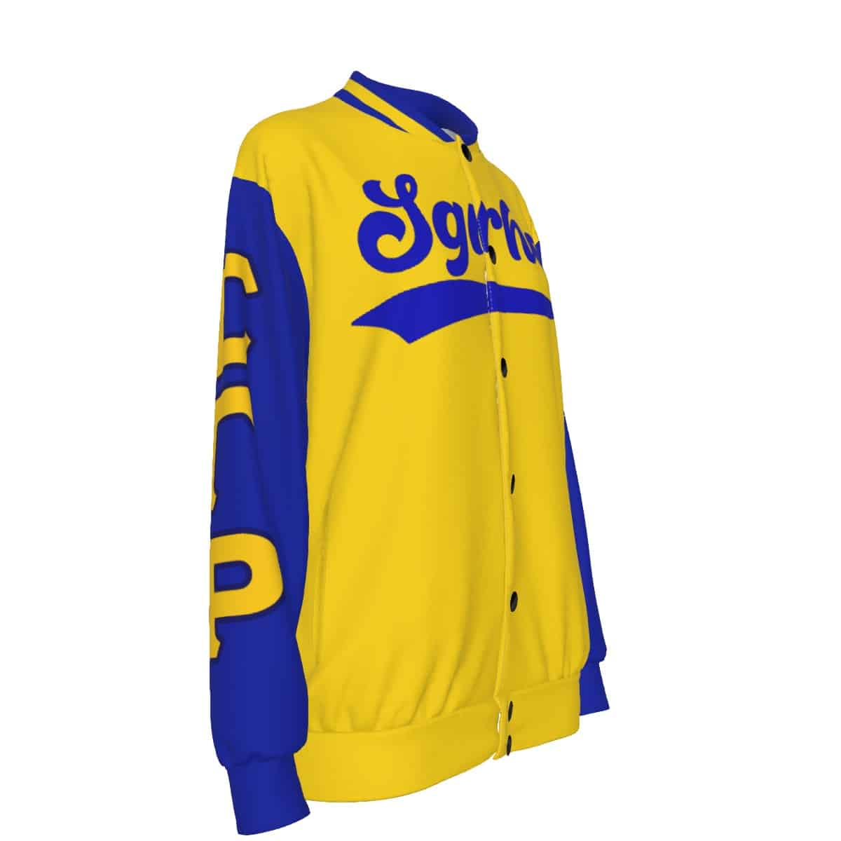 Sigma Gamma Rho Varsity Baseball Jacket - Image 3