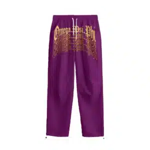 Omega Psi Phi Letter Gradient Unisex Casual Pants