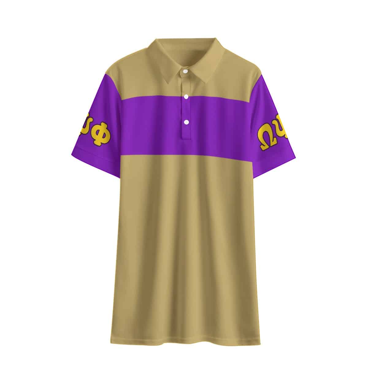 Omega Psi Phi Greek Arms Men’s Polo Shirt