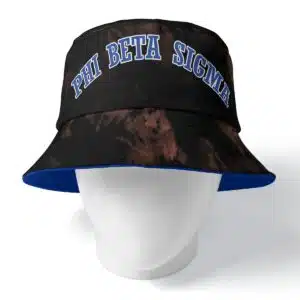 Phi Beta Sigma Bleached Double-Sided Bucket Hat