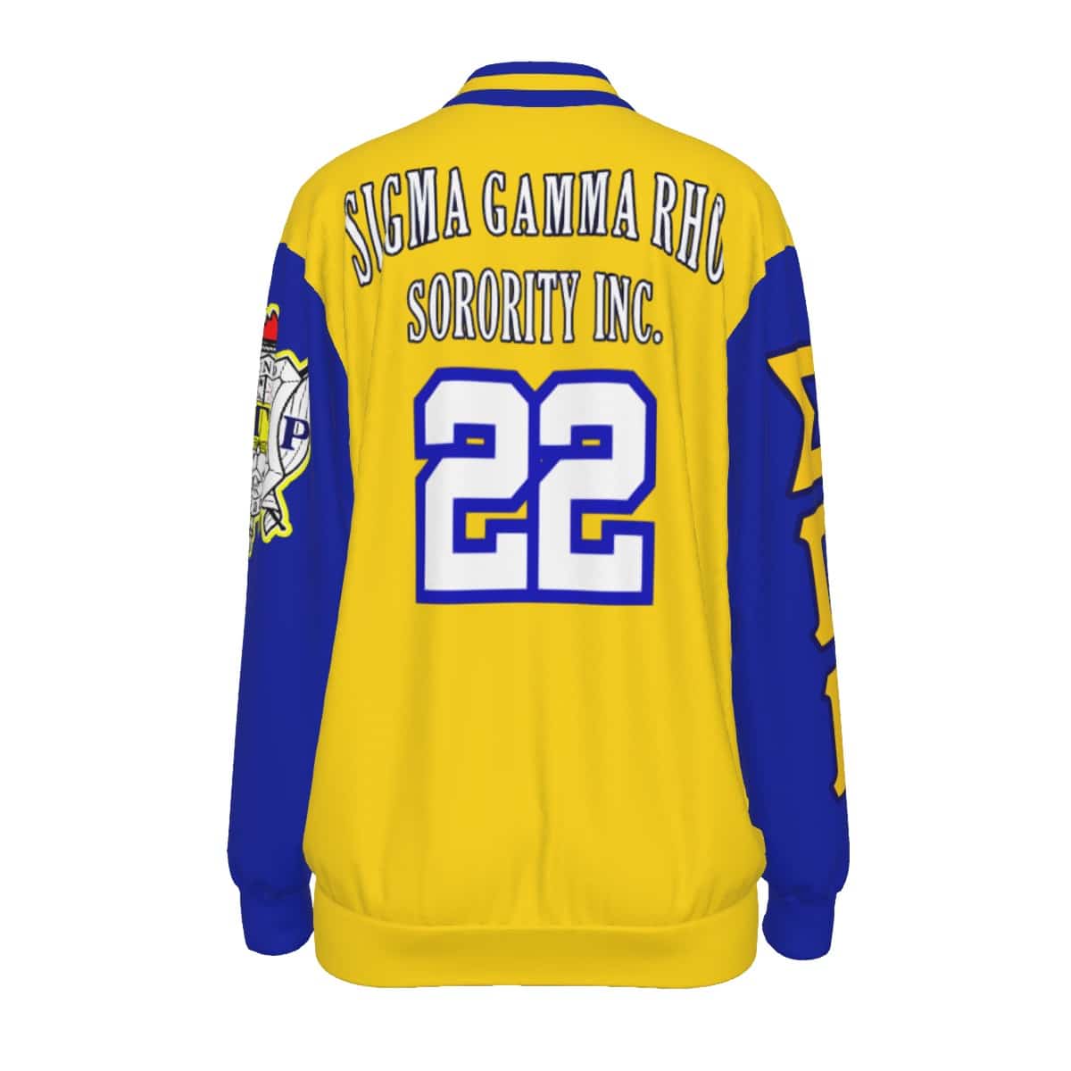Sigma Gamma Rho Varsity Baseball Jacket - Image 2