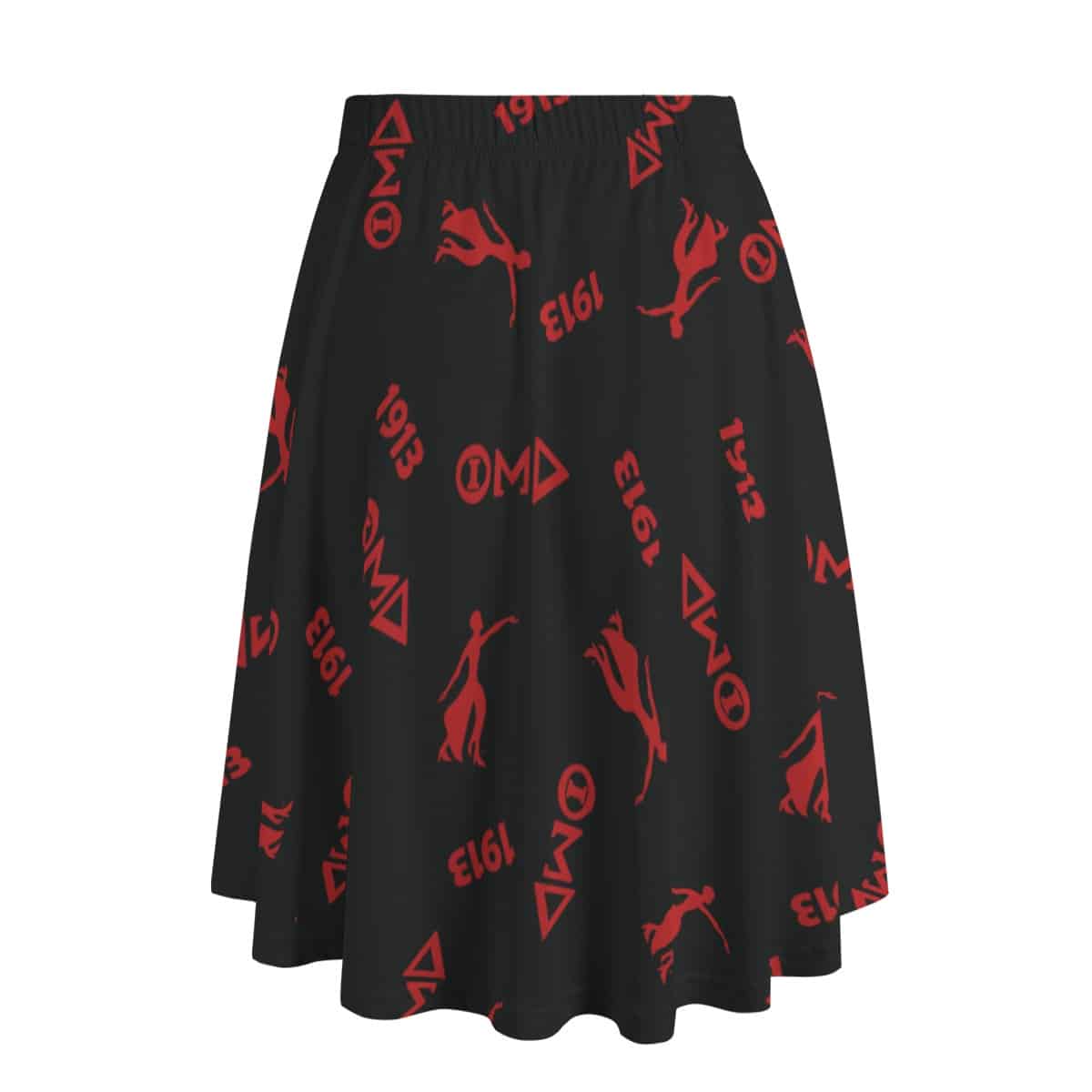 Delta Sigma Theta Long Maxi Skirt With Pockets - Image 2