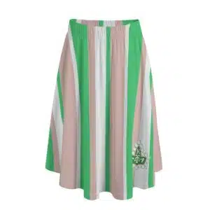 Alpha Kappa Alpha Long Maxi Skirt With Pockets