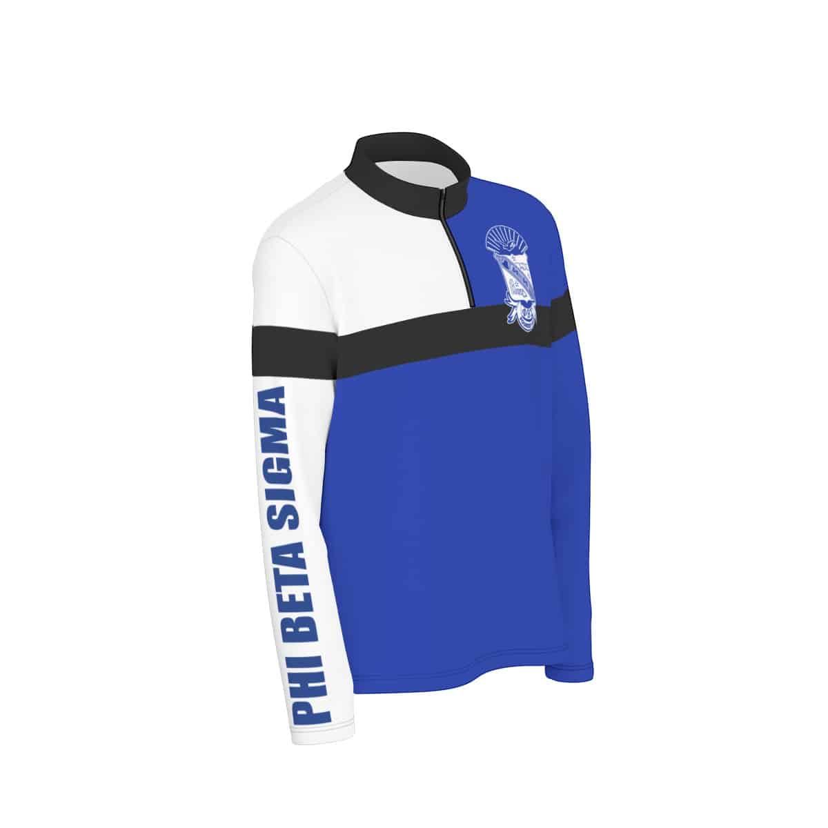 Phi Beta Sigma Sporty Half Zip Pullover - Image 4