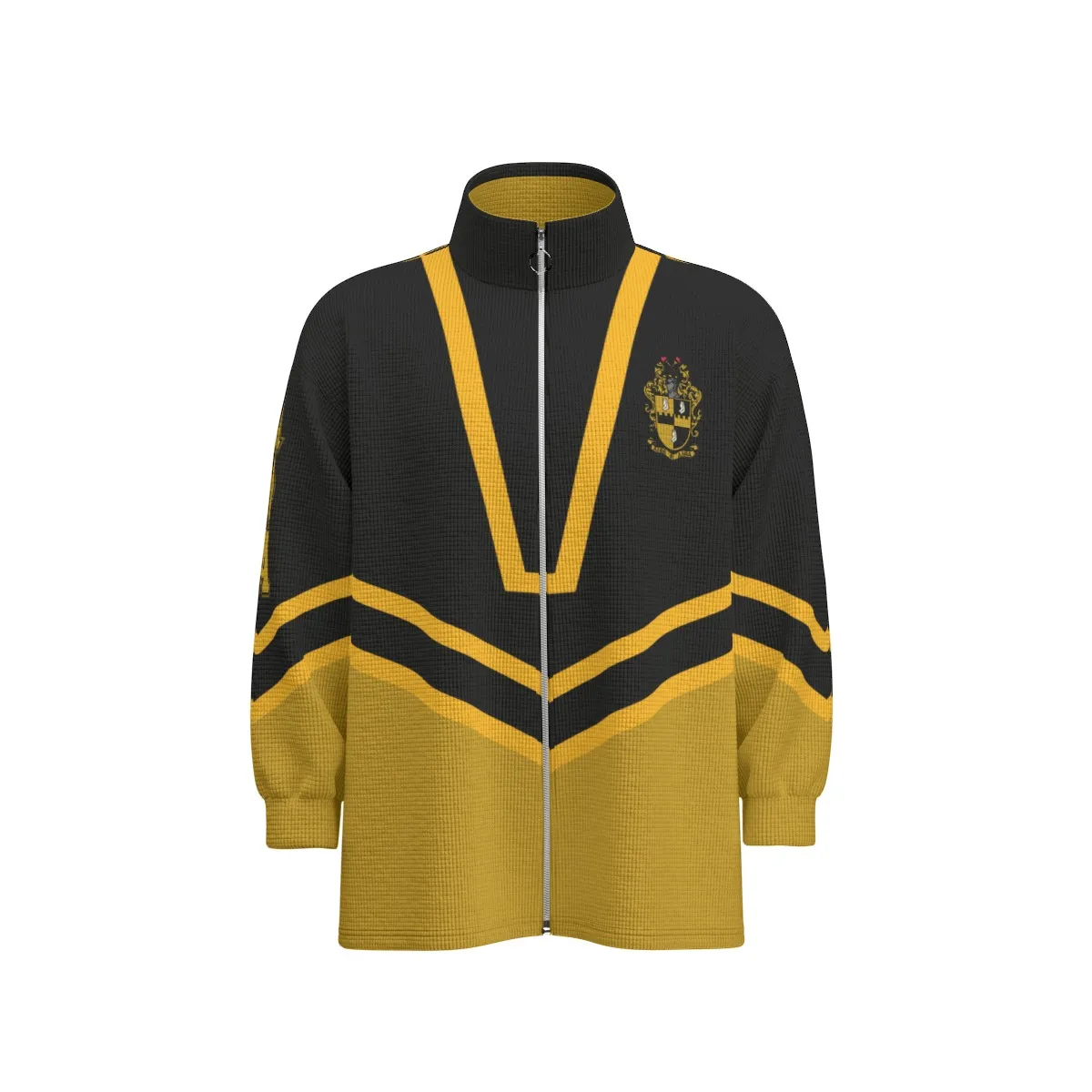 Alpha Phi Alpha Stand Collar Zipped Jacket - Image 2