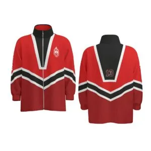 Delta Sigma Theta Stand Collar Zipped Jacket