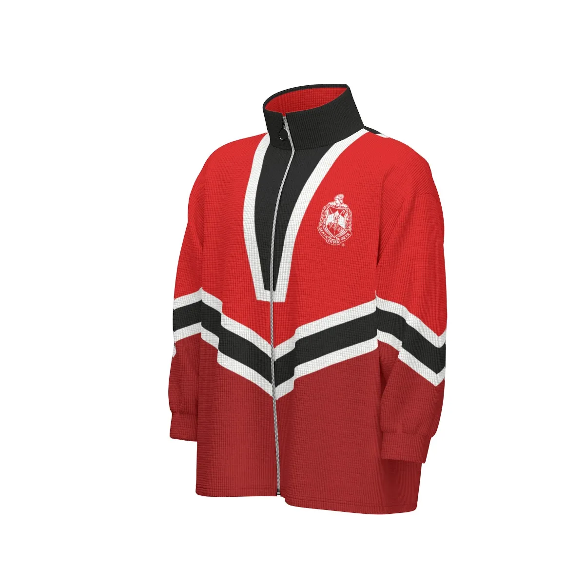 Delta Sigma Theta Stand Collar Zipped Jacket - Image 3