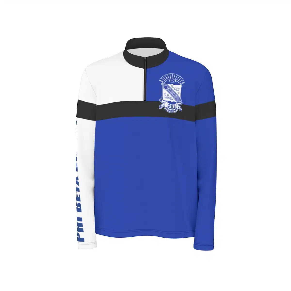 Phi Beta Sigma Sporty Half Zip Pullover - Image 2