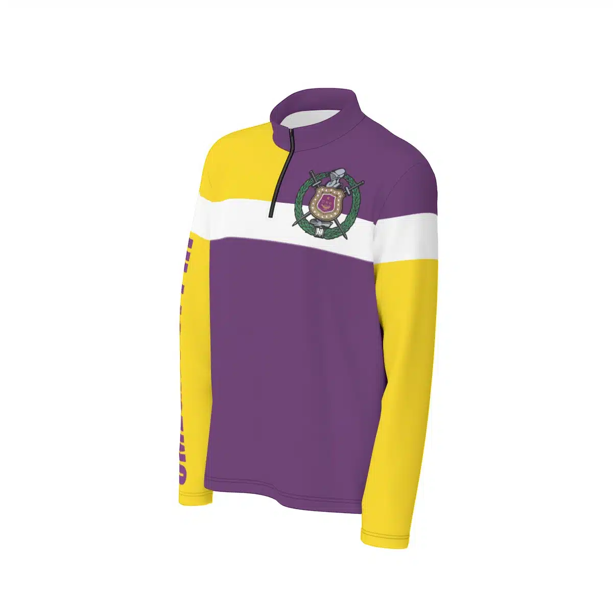 Omega Psi Phi Sporty Half Zip Pullover - Image 3