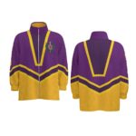 Omega Psi Phi Stand Collar Zipped Jacket