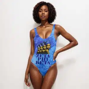 Zeta Phi Beta Finer One-piece Swimsuit