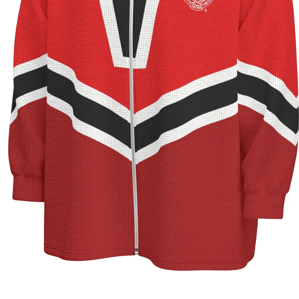Delta Sigma Theta Stand Collar Zipped Jacket - Image 7