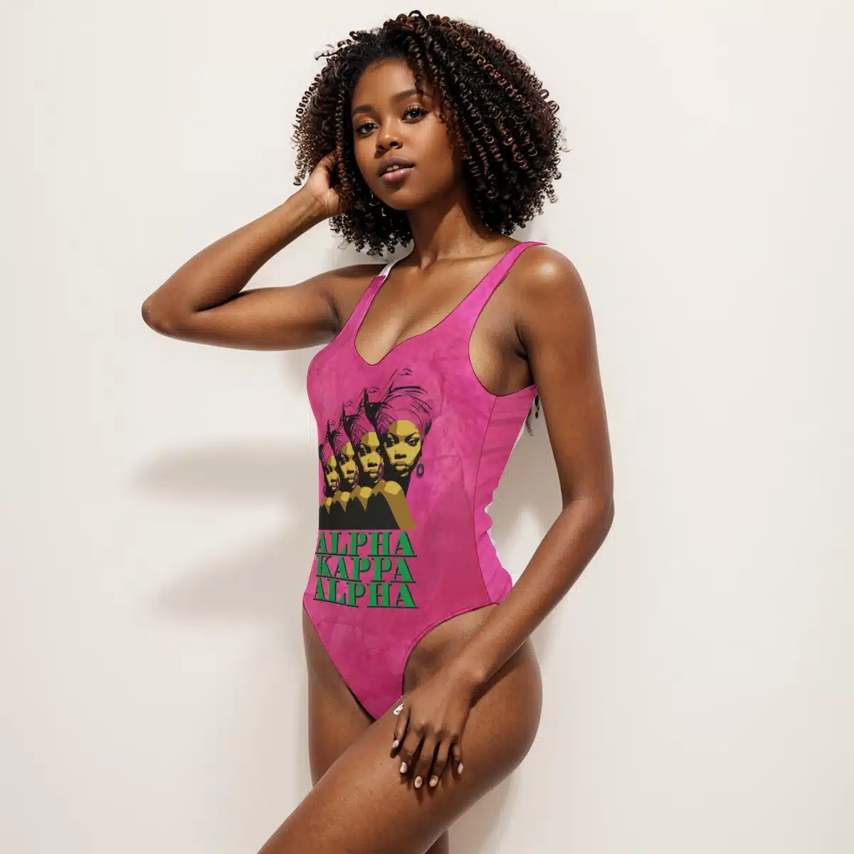 Alpha Kappa Alpha Pretty One-piece Swimsuit - Image 3