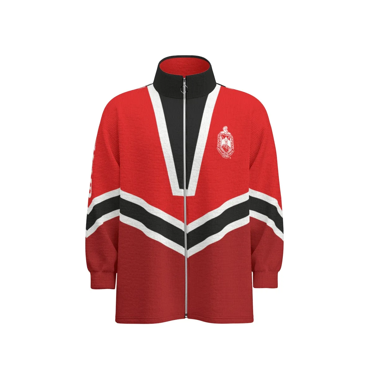 Delta Sigma Theta Stand Collar Zipped Jacket - Image 2