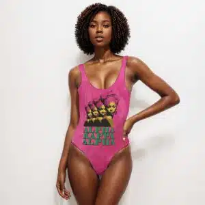 Alpha Kappa Alpha Pretty One-piece Swimsuit