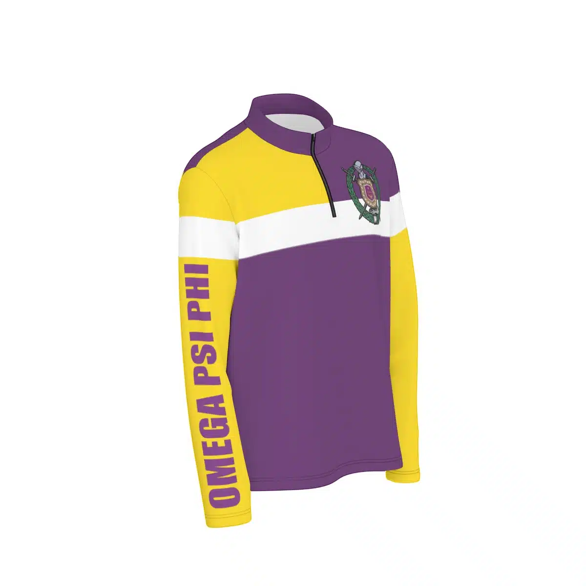Omega Psi Phi Sporty Half Zip Pullover - Image 4