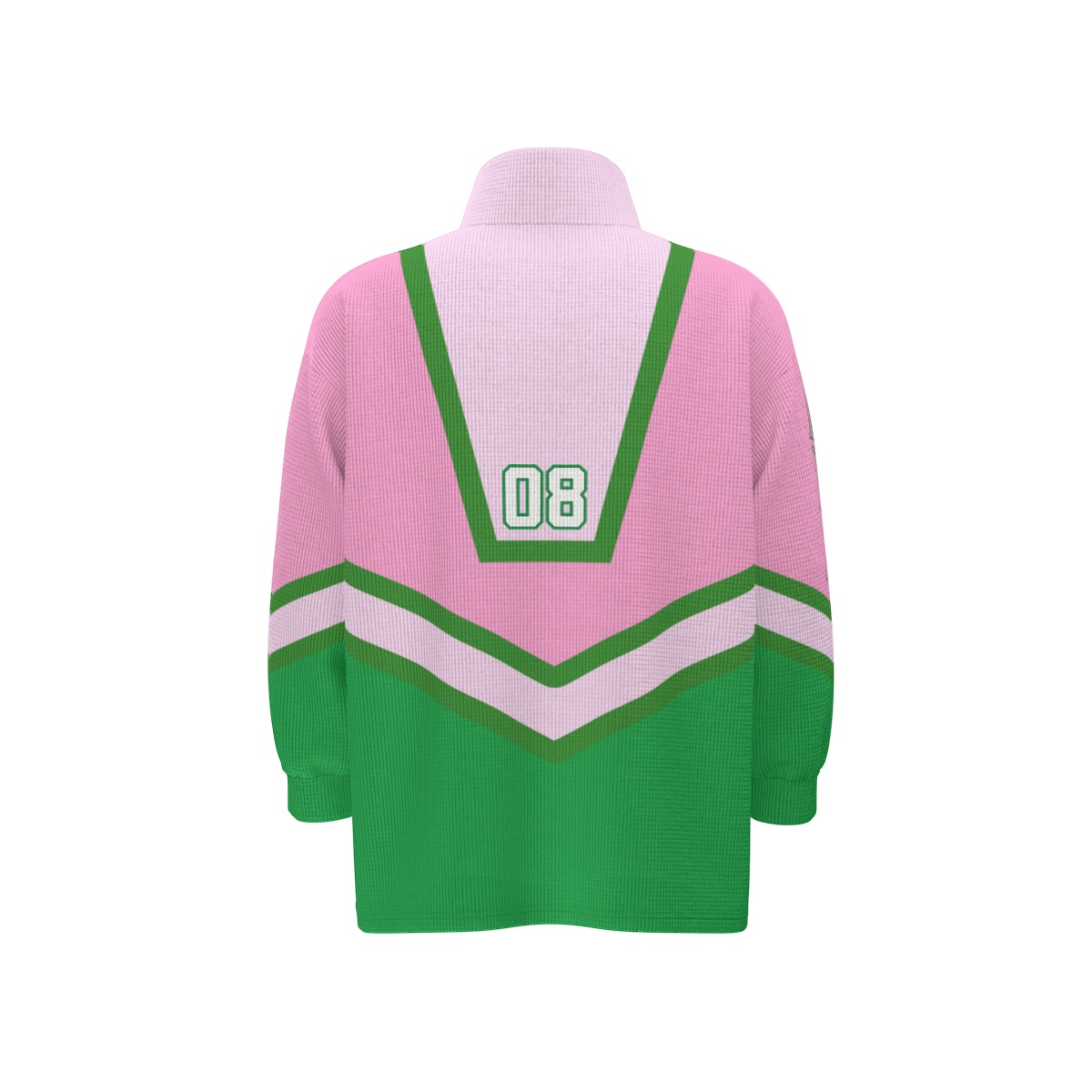 Alpha Kappa Alpha Stand Collar Zipped Jacket - Image 5