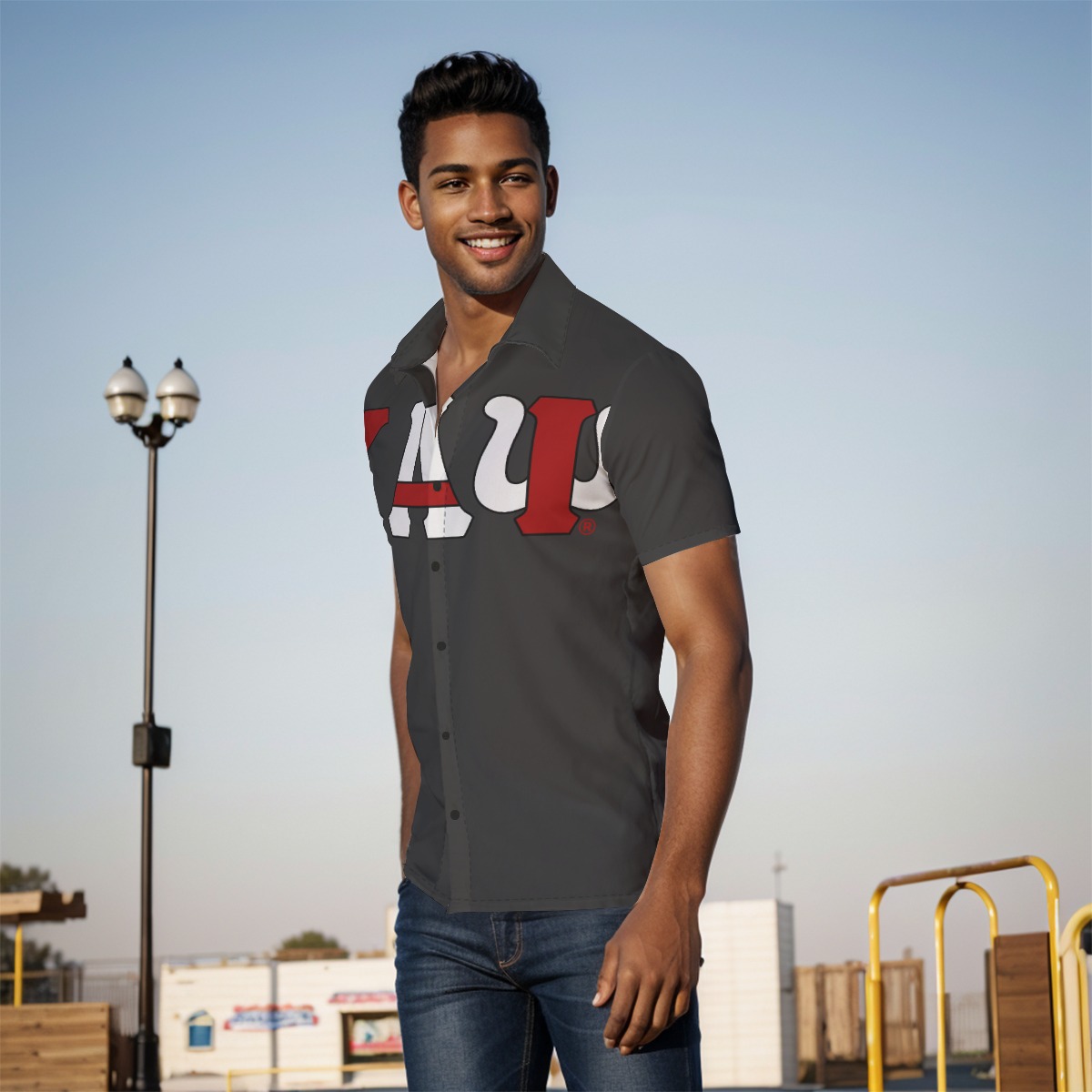 Kappa Alpha Psi Overlaps Men's Shirt - Image 3