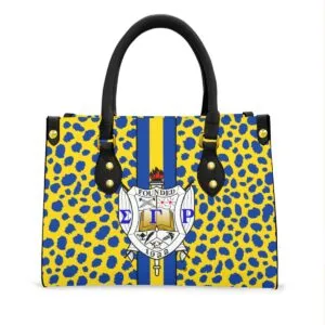Sigma Gamma Rho Tote Bag With Black Handle