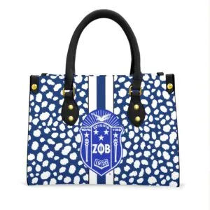 Zeta Phi Beta Tote Bag With Black Handle