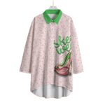 Alpha Kappa Alpha Chiffon Shirt With Elbow Sleeve
