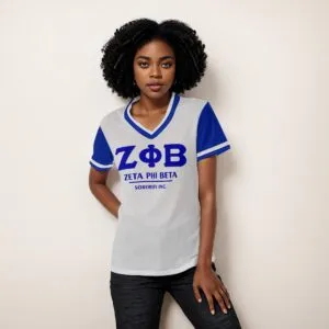 Zeta Phi Beta V-neck Women's T-shirt