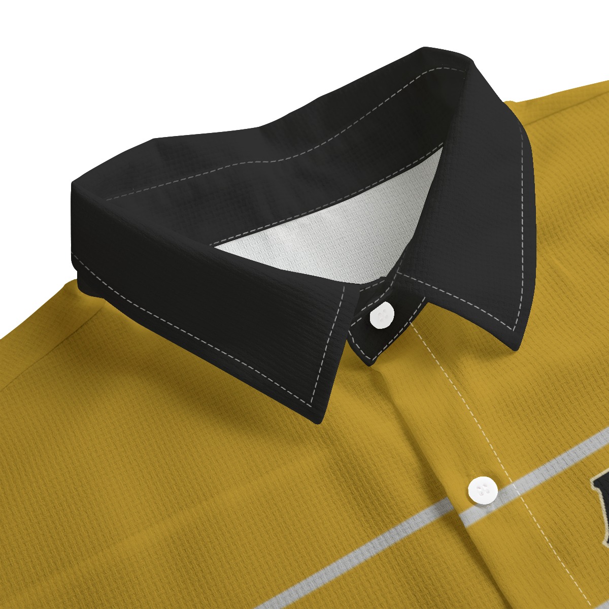 Alpha Phi Alpha Striped Shirt With Folding Sleeves - Image 3