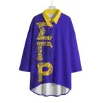 Sigma Gamma Rho Chiffon Shirt With Elbow Sleeve