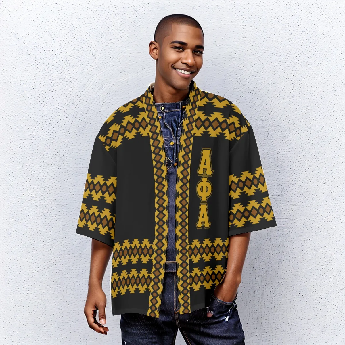Alpha Phi Alpha Drop-shoulder Short Coat - Image 3