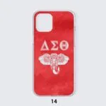 Delta Sigma Theta Watercolor iPhone 14 15 Series Mobile Phone Case