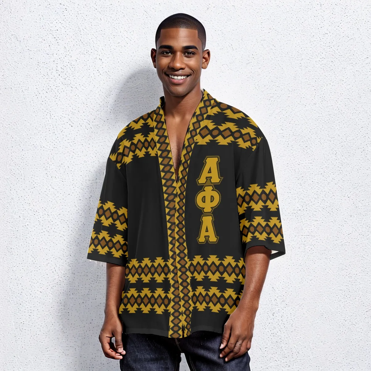 Alpha Phi Alpha Drop-shoulder Short Coat