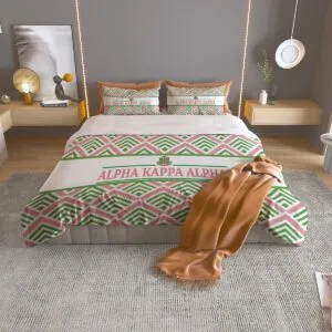 Alpha Kappa Alpha Scales Bedding Set