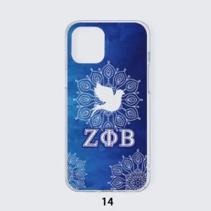 Zeta Phi Beta Watercolor iPhone 14 15 Series Mobile Phone Case