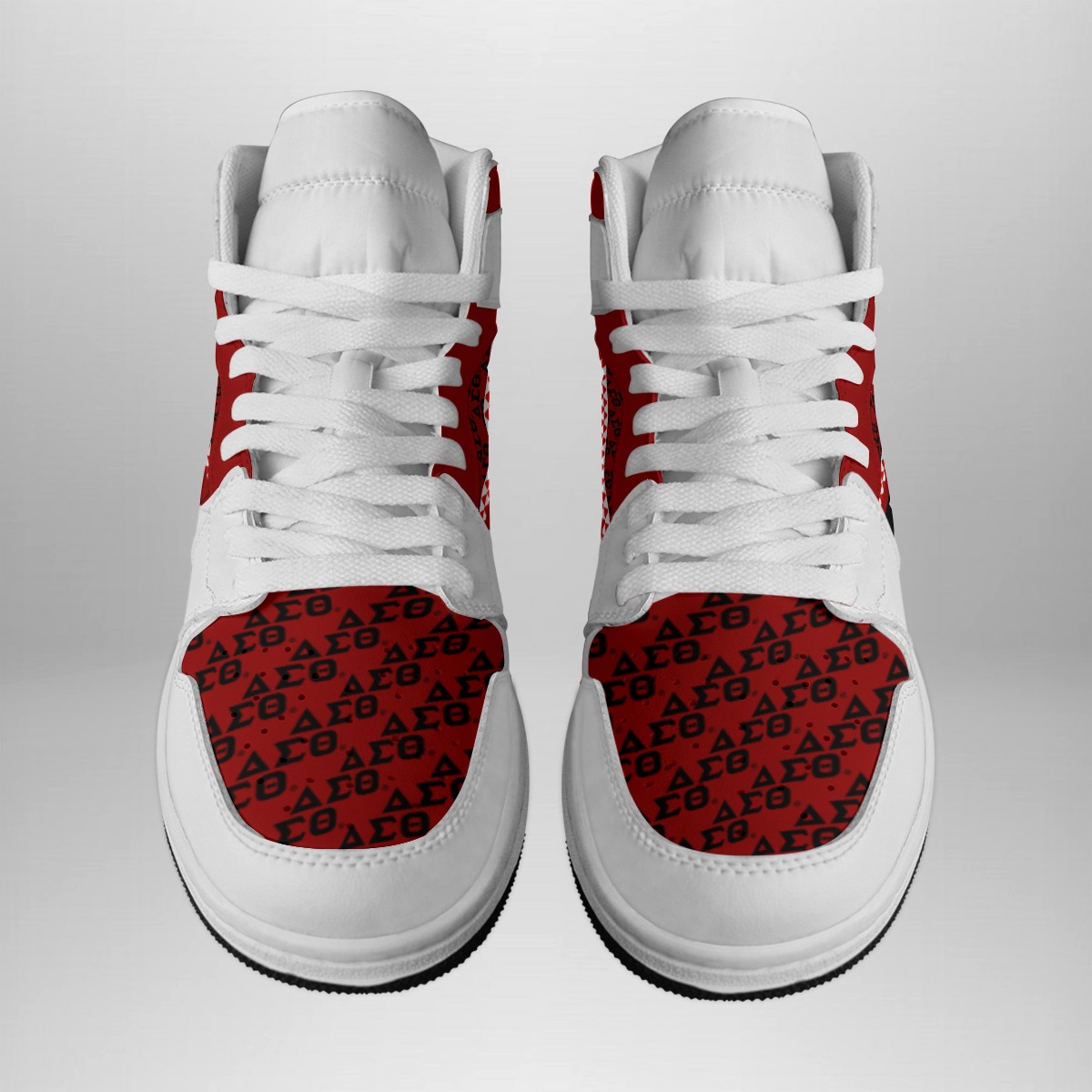 Delta Sigma Theta DJays Leather Stitching Shoes