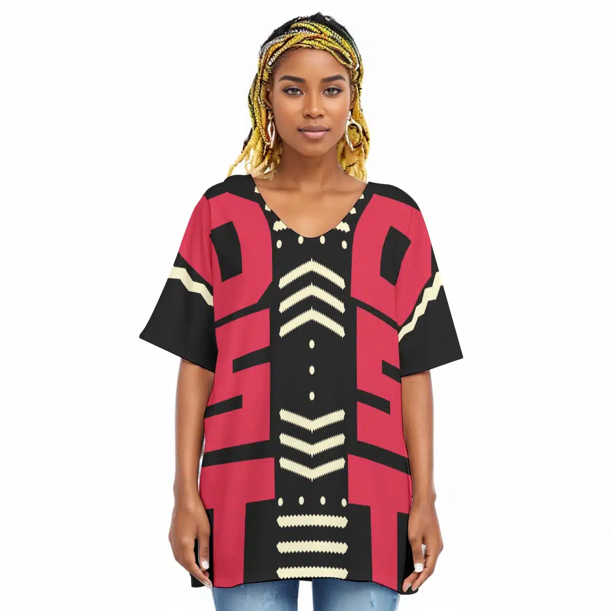 Delta Sigma Theta Bat Sleeves Blouse
