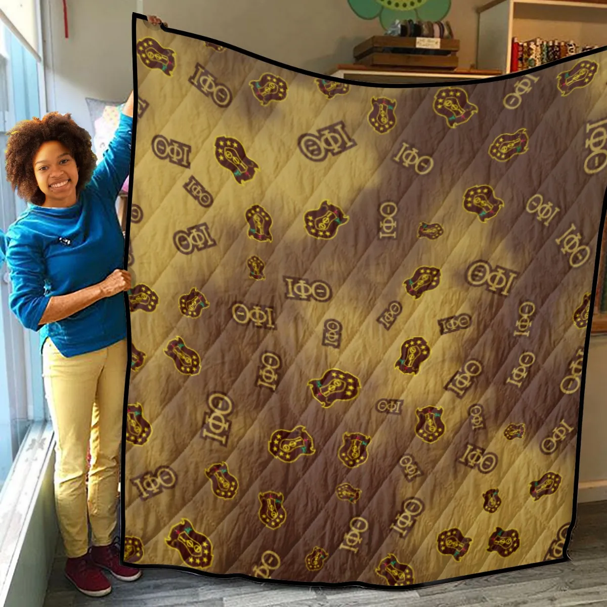 Iota Phi Theta Lightweight & Breathable Quilt - Image 2