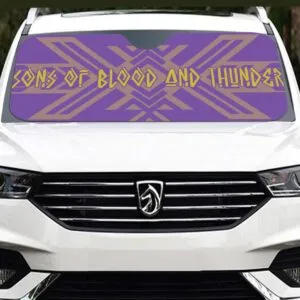 Omega Psi Phi Windshield Sunshade