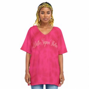 Delta Sigma Theta Bat Sleeves Blouse