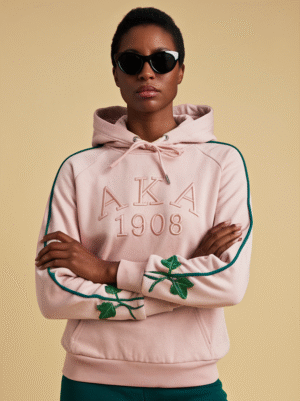 Alpha Kappa Alpha 1908 Embroidered Hoodie