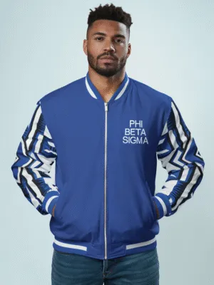 Phi Beta Sigma African Geometric Bomber Jacket
