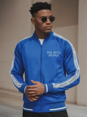Phi Beta Sigma Greek Letter Track Jacket