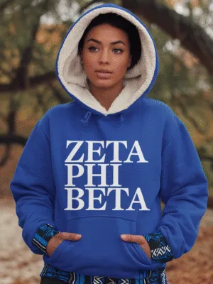 Zeta Phi Beta Sherpa-Lined Hoodie