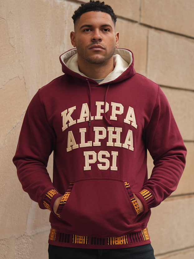 Kappa Alpha Psi Embroidered Motto Hoodie